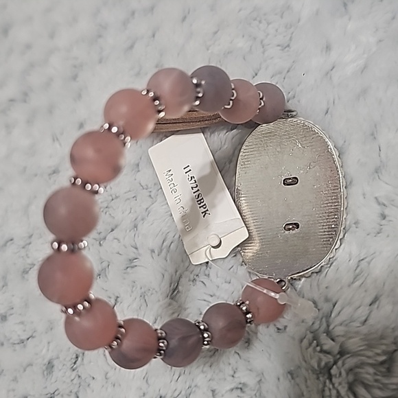 Blessed Antique Style Stretch Bracelet - NEW - Picture 4 of 4